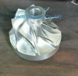 Aluminum Allloy Wheel Impellor Vane by  5 Axis CNC machines